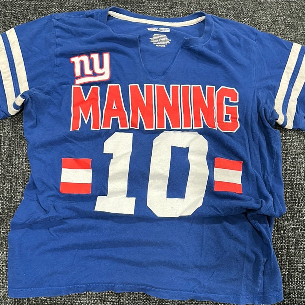 NFL NY Giants Manning 10 Short Sleeve Tee